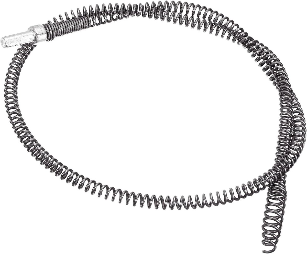 Reinigingsveer - Afvoer Ontstopper - Verstopte Afvoer - Flexibele Staaldraad - 100 cm - Zilver