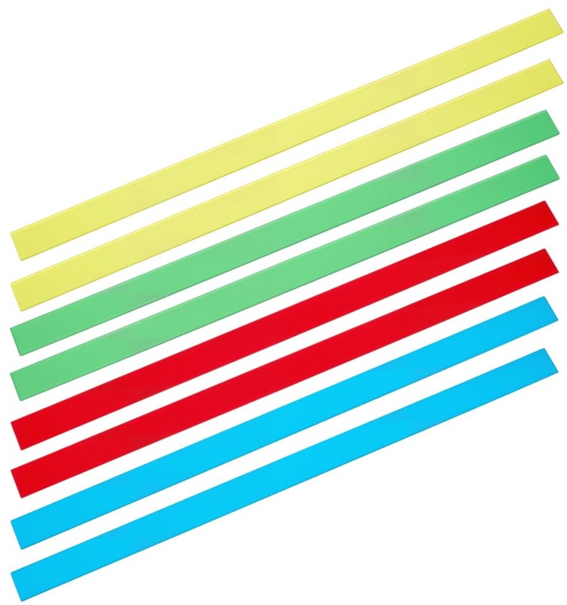 Dailygoods- Mahjongduwers 400 mm - 8 Stuks - Professioneel Ontwerp - Rechthoekig - Acryl - Hygiënisch Gebruik - Mahjonggereedschap