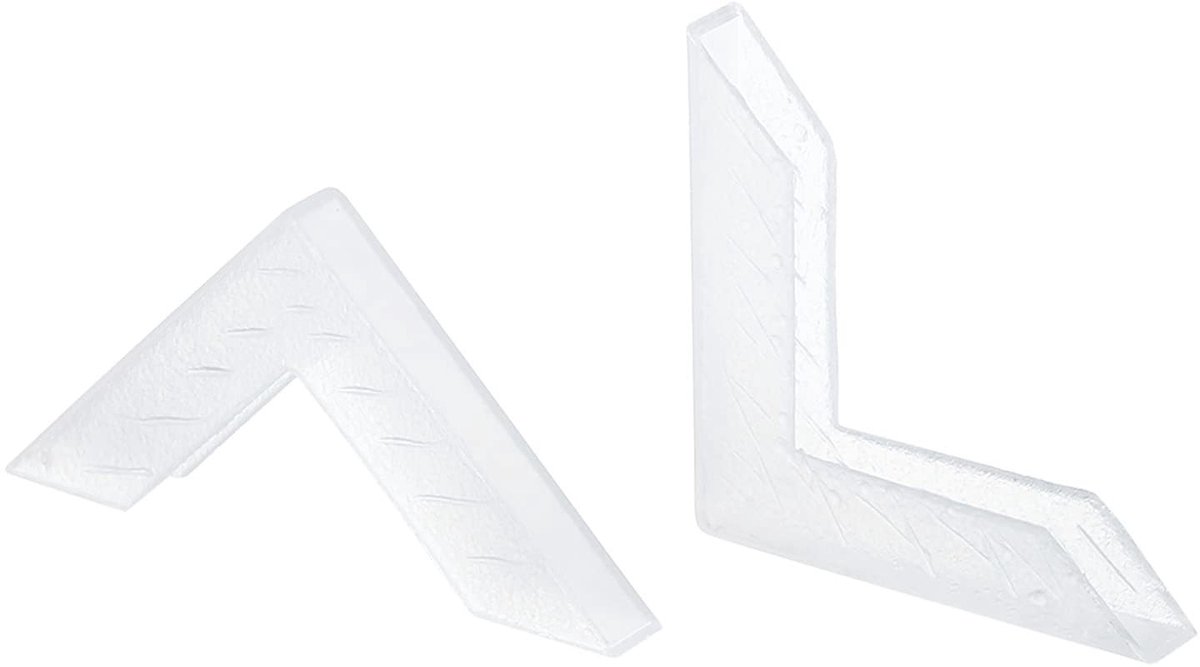 Dailygoods- Hoekbeschermer L-vormig 33x4mm - Pak van 36 - Bescherming voor keramiek/glass - Ondersteuning bij transport/opslag - Voorkomt breuk/vervorming - Hoekbescherming