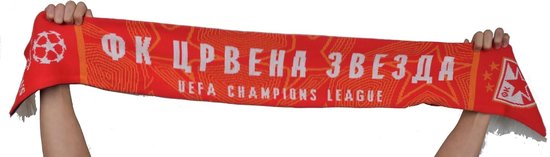 Fansjaal - Supporters sjaal - Wedstrijd beleving - Met franjes - Unisex - Rood wit — afbeelding 2