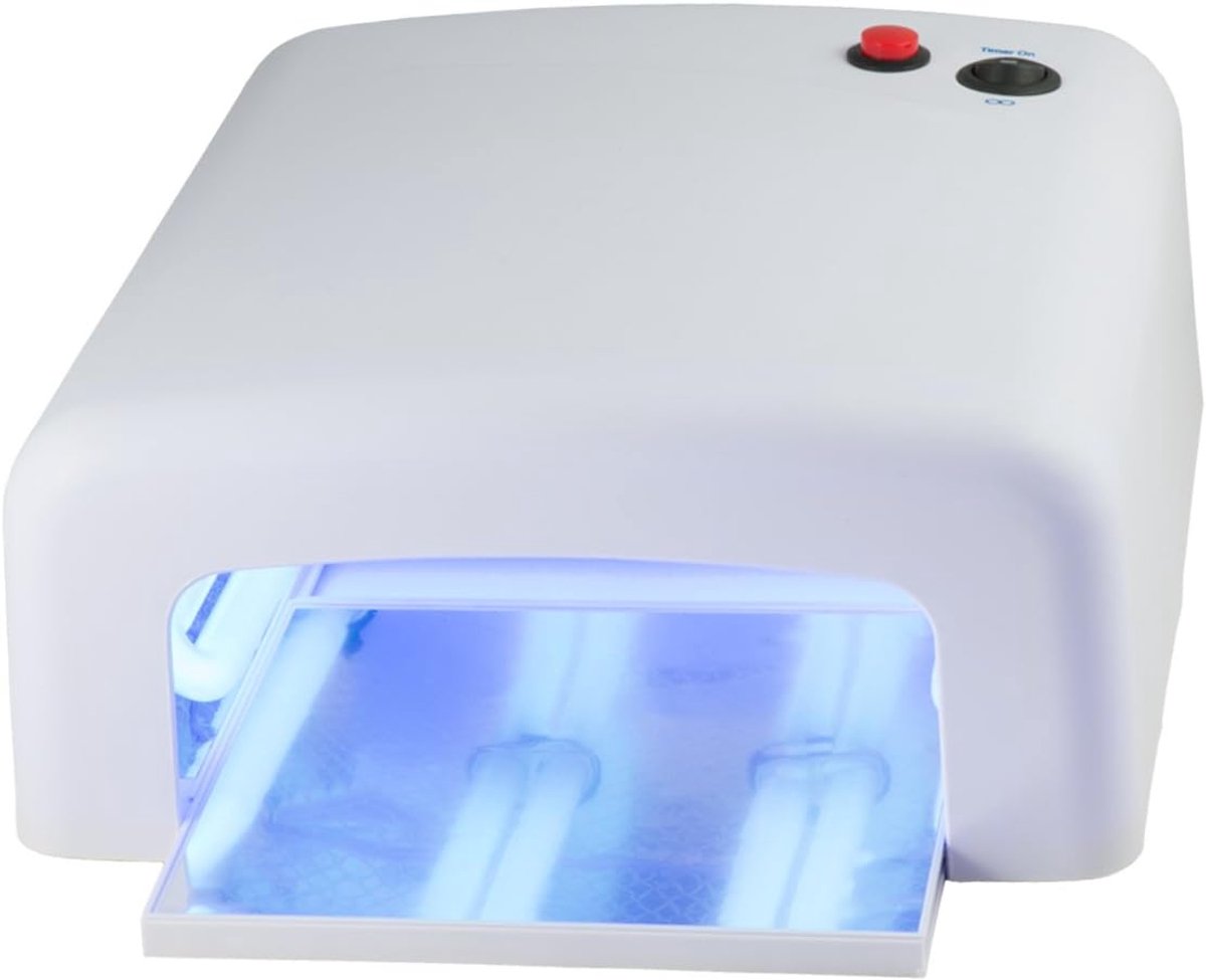 UV Lamp - Nageldroger Apparaat - Nagels Uitharden - Met Timerfunctie - 36 Watt - Wit