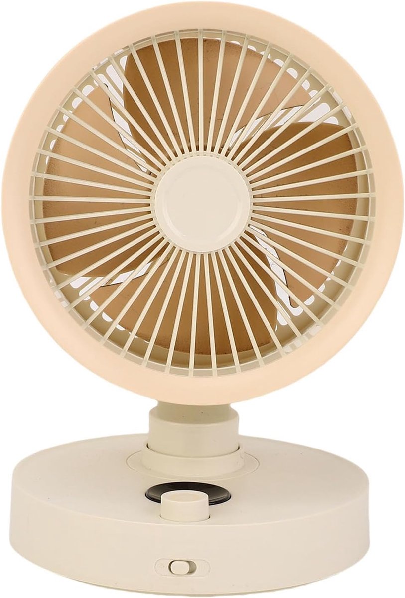 Tafelventilator - Bureau ventilator - Persoonlijke Koeling - 100 Snelheden - 21D x 16W x 15H cm - Zwart