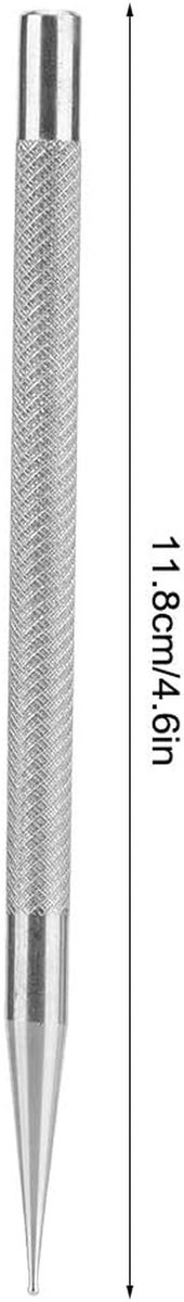 Leder Markering Pen - Leder Stijl Tool - Leder Bewerken - Ronde Kop - 11.8 cm - Zwart