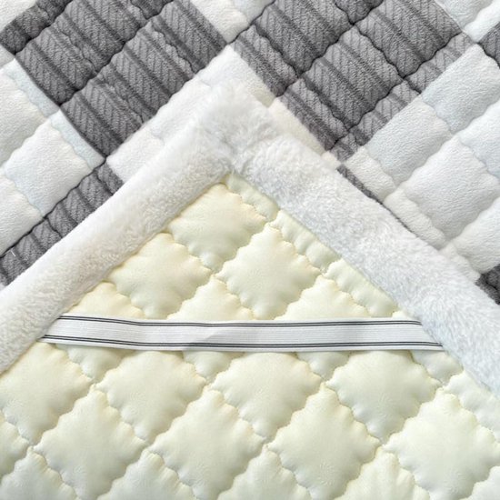 Opvouwbare Matras - Draagbare Slaapmat - Reizen en Logeren - Japanse Stijl - 180 x 200 cm - Grijs — afbeelding 4