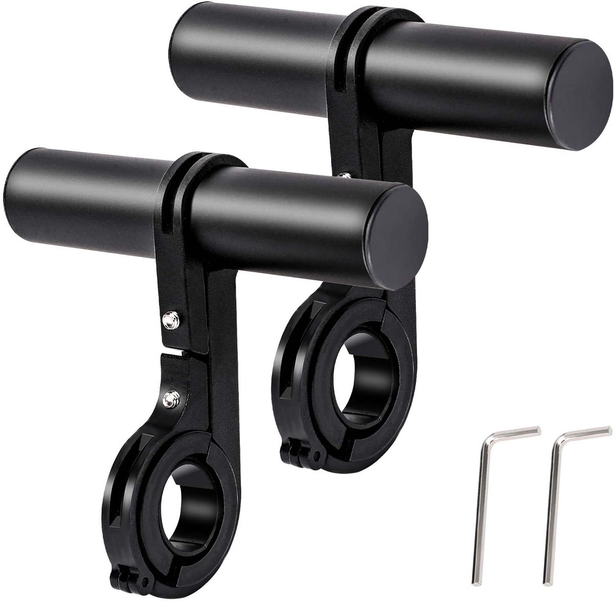Dailygoods- Manillar Extensie - 2 Stuks - Fietstas/Accessoires - Aluminium - Lichtgewicht - Schokbestendig - Duurzaam - Fietsaccessoires