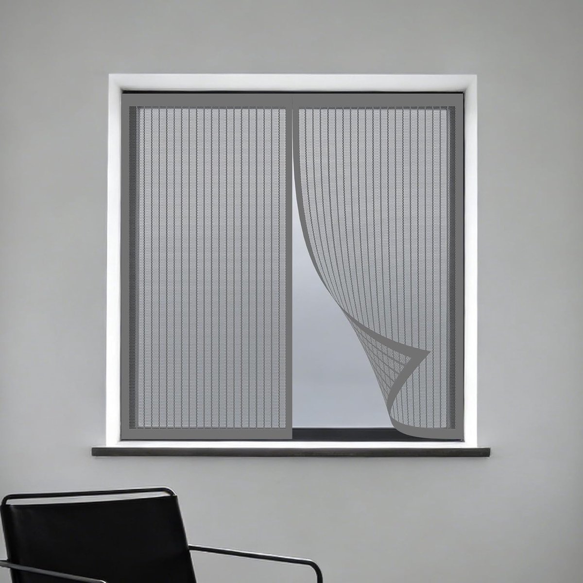 Magnetisch Hor - Vliegenraam Klamboe - Insecten Buiten Houden - Zonder Boren - 145x100 cm 