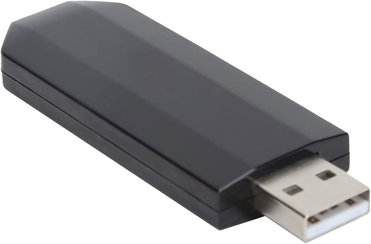 Wifi Adapter - Netwerkkaart Zendontvanger - Internet Verbeteren - Dual-band 2.4/5G - Mini USB - Zwart