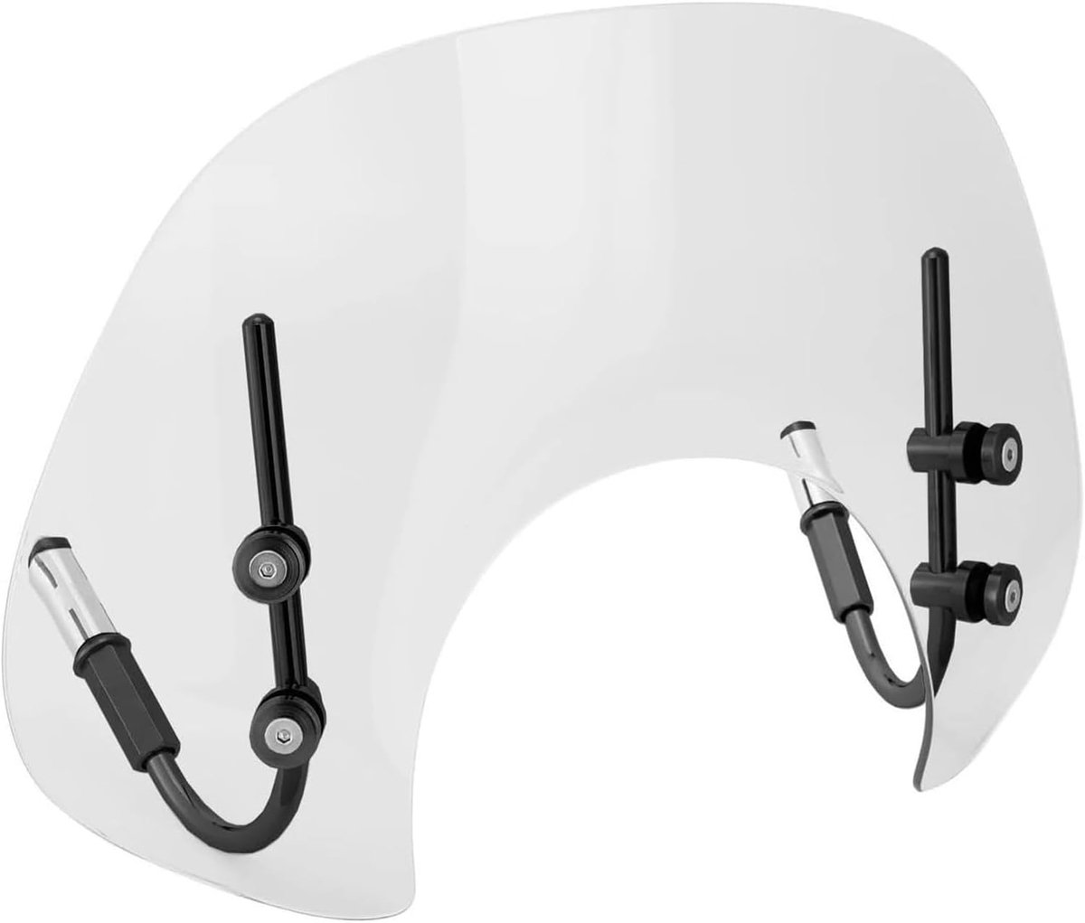 Motor Voorruit - Scooter Windscherm - Comfortabel Rijden - Verbetert Windbescherming - 2.54 cm - Helder