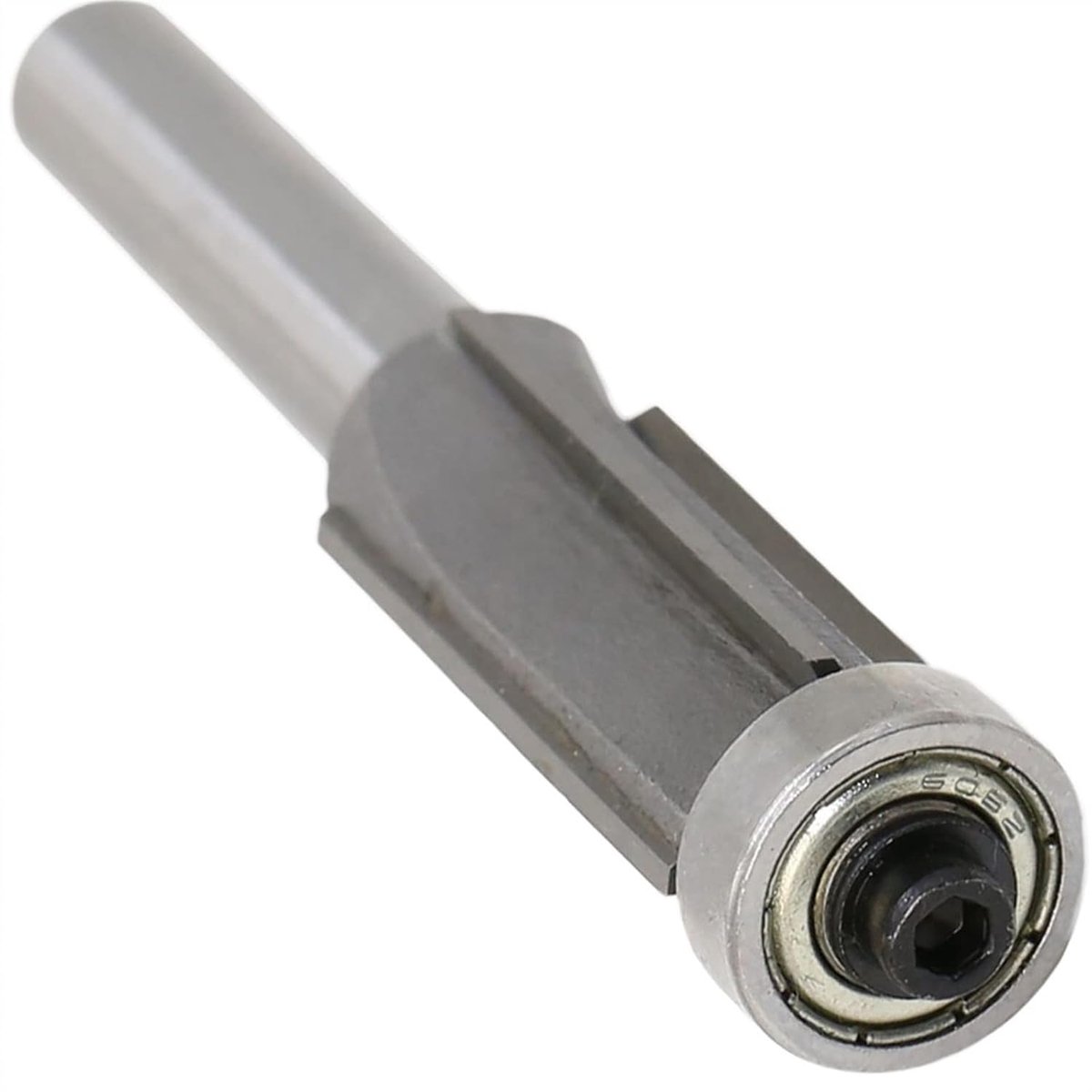 Freesset 4 Fluiten - Metaalbewerking Frees - Randafwerking Maken - 8mm Schacht - 1 Stuk - Zilverkleurig