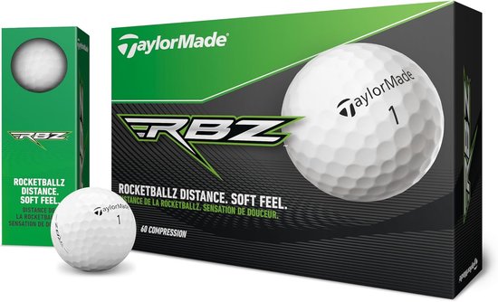 Golfballen - Sport ballen - Golven op de baan - Zachte REACT kern - 12 stuks - Wit — afbeelding 4