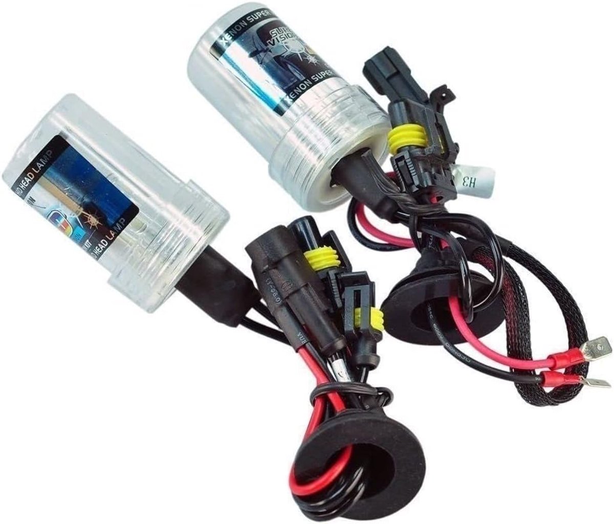 Xenon Koplampen - HID Lampen - Veiliger Rijden - Hoge Helderheid - H1 55W - 6000K Wit