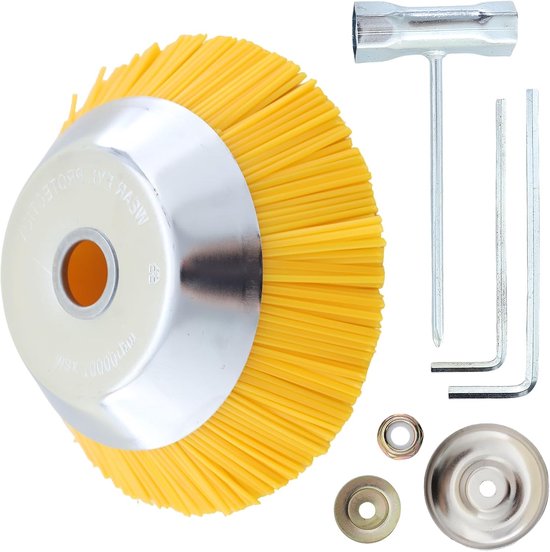 Universele Nylon Borstelkop voor Bosmaaier - 200mm Onkruidborstel Set — afbeelding 5