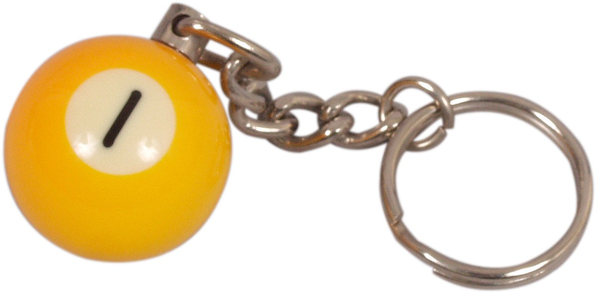 Sleutelhanger biljartbal 1-Ball Keychain