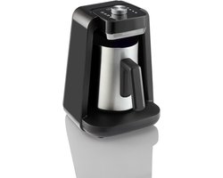 Koffiezetapparaat Turks - Mokkapot - Koffie Bereiden - Automatische Roerfunctie - 5 Koppen Capaciteit - Chroom