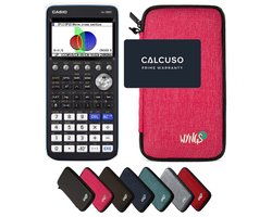 Casio fx-CG50 incl. WYNGS Beschermhoes Roze - Grafische Rekenmachine - Basis Pakket