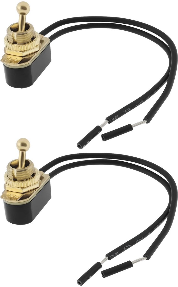 Dailygoods - Set van 2 Heavy Duty Tuimelschakelaars voor Auto en Marine Toepassingen