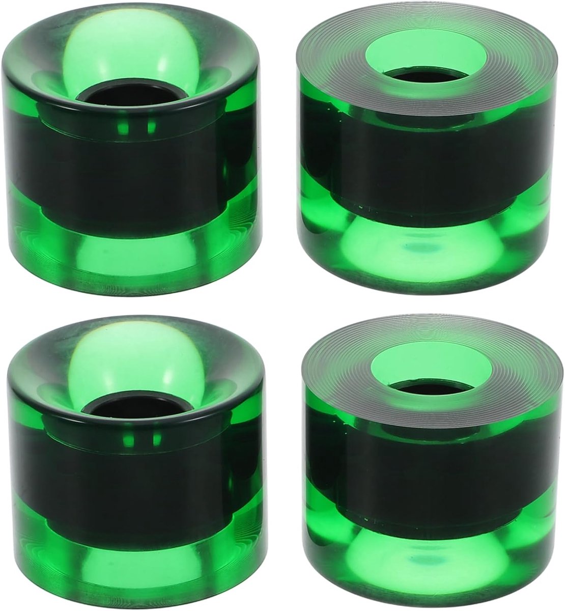 Skateboard Wielen Set Vervangende Wielen Straat Skaten Schokabsorberend Ontwerp 5.7 cm Diameter