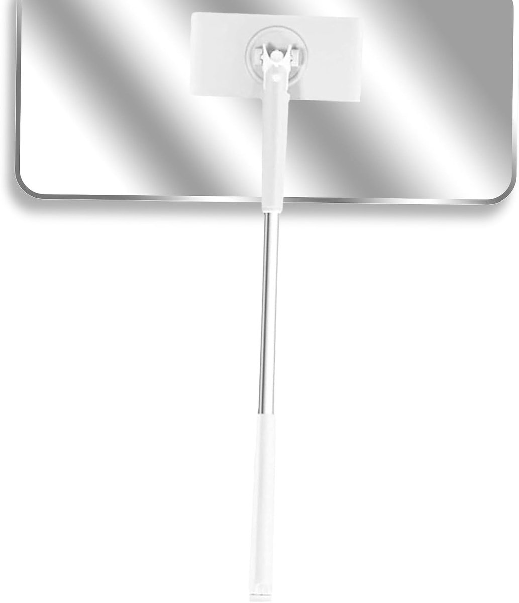 Mini Mop - Kleine Schoonmaker - Efficiënt Schoonmaken - 360 Graden Draaibaar - 71x93x115cm - Wit
