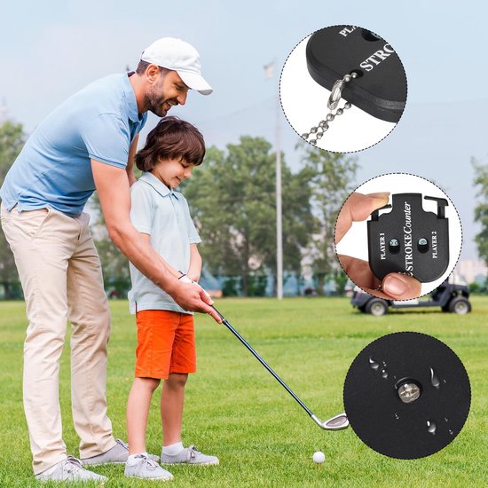 Golf Teller Mini - Golf Slagenteller - Golf Score Indicator - 2 Stuks - Lichtgewicht - Duurzaam Kunststof - Scorecounter van GOLF — afbeelding 5