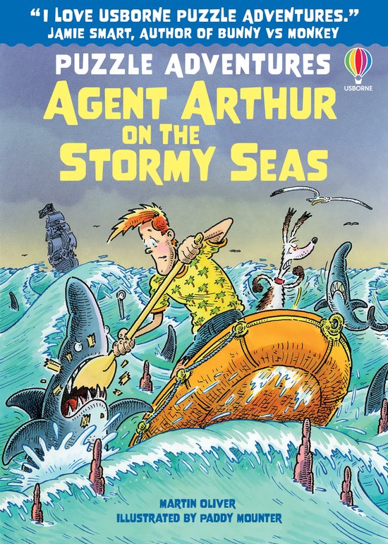 Puzzle Adventures- Agent Arthur on the Stormy Seas - cover
