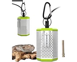 Reptielen warmtelamp kooi - Veilige warmtewacht - Huisdieren warm houden - Anti-verbrandingsontwerp - 117x8cm - Zwart