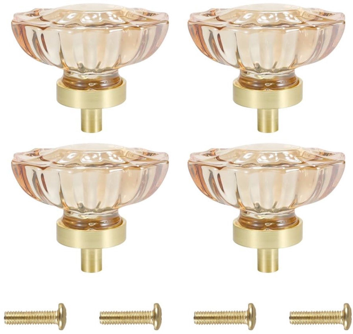 Dailygoods- Ladeknoppen 4 Stuks - Vintage Handgrepen - Zinklegering