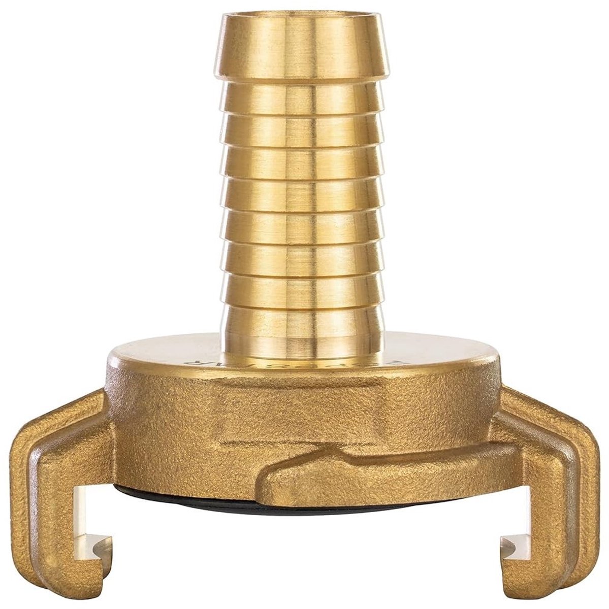 Dailygoods- Slangaansluiting 1/2 Inch - Messing Snelkoppeling - Slangstuk 13 mm - Druppeldichte Verbinding - UV-bestendig - Veiligheidsklauwen - Slangkoppeling