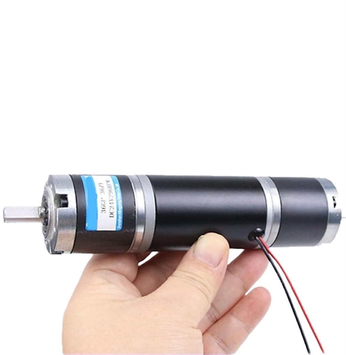 Planetaire Motor - Gelijkstroom Motor - Mechanische Aandrijving - Efficiënte Krachtoverbrenging - 36mm Dubbele As - Metaal