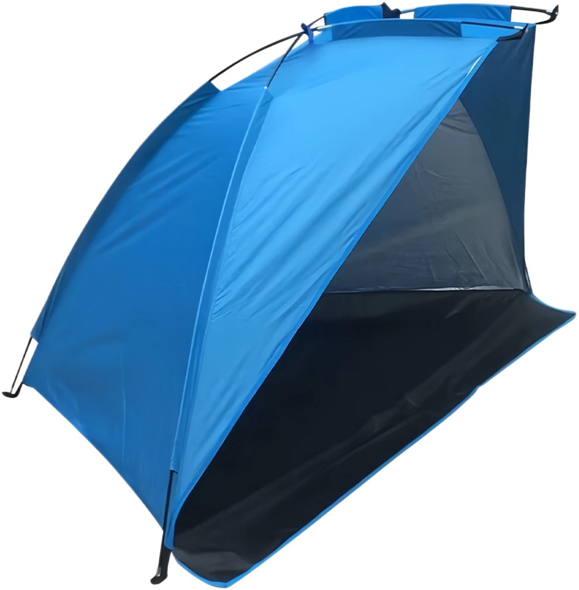 Zonneschermtent - Strandtent - Kampeertent - Waterdicht - UV-bescherming - Opvouwbaar - 220x120x120 CM - Blauw – foto 2