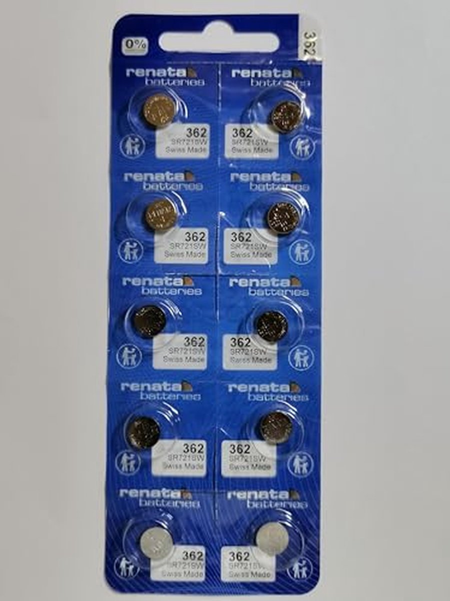 Muntcel Batterijen - Knoopcel Batterijen - Apparaten Voeden - Zwitserse Kwaliteit - 10 Stuks - Zilver