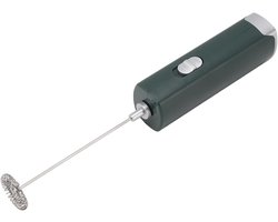 Melkopschuimer - Drankmixer - Dranken Bereiden - Draadloos Werking - Compact Formaat - Donkergroen