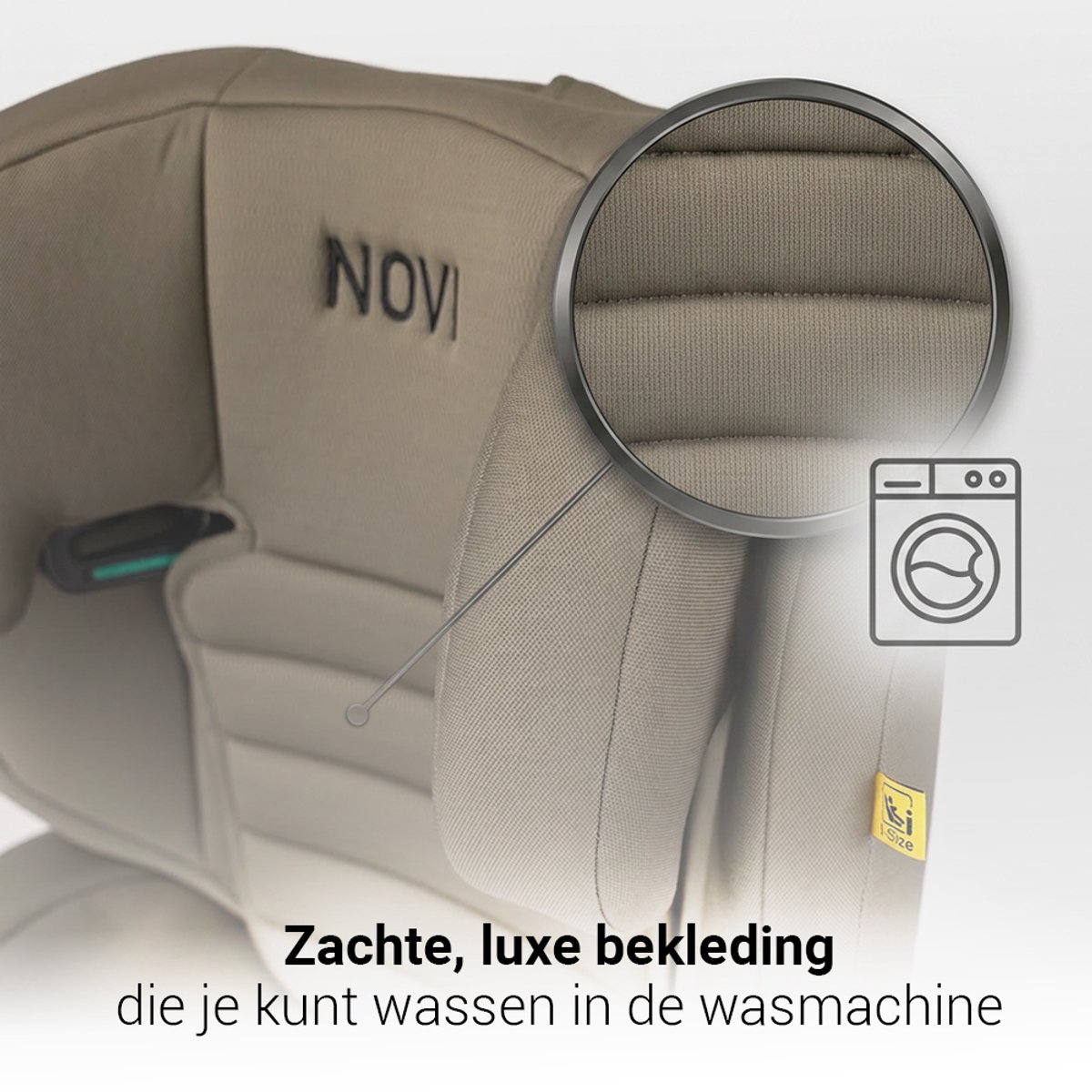 Novi Baby James Premium Autostoel - i-Size - met Isofix - 100-150 cm thumbnail 4