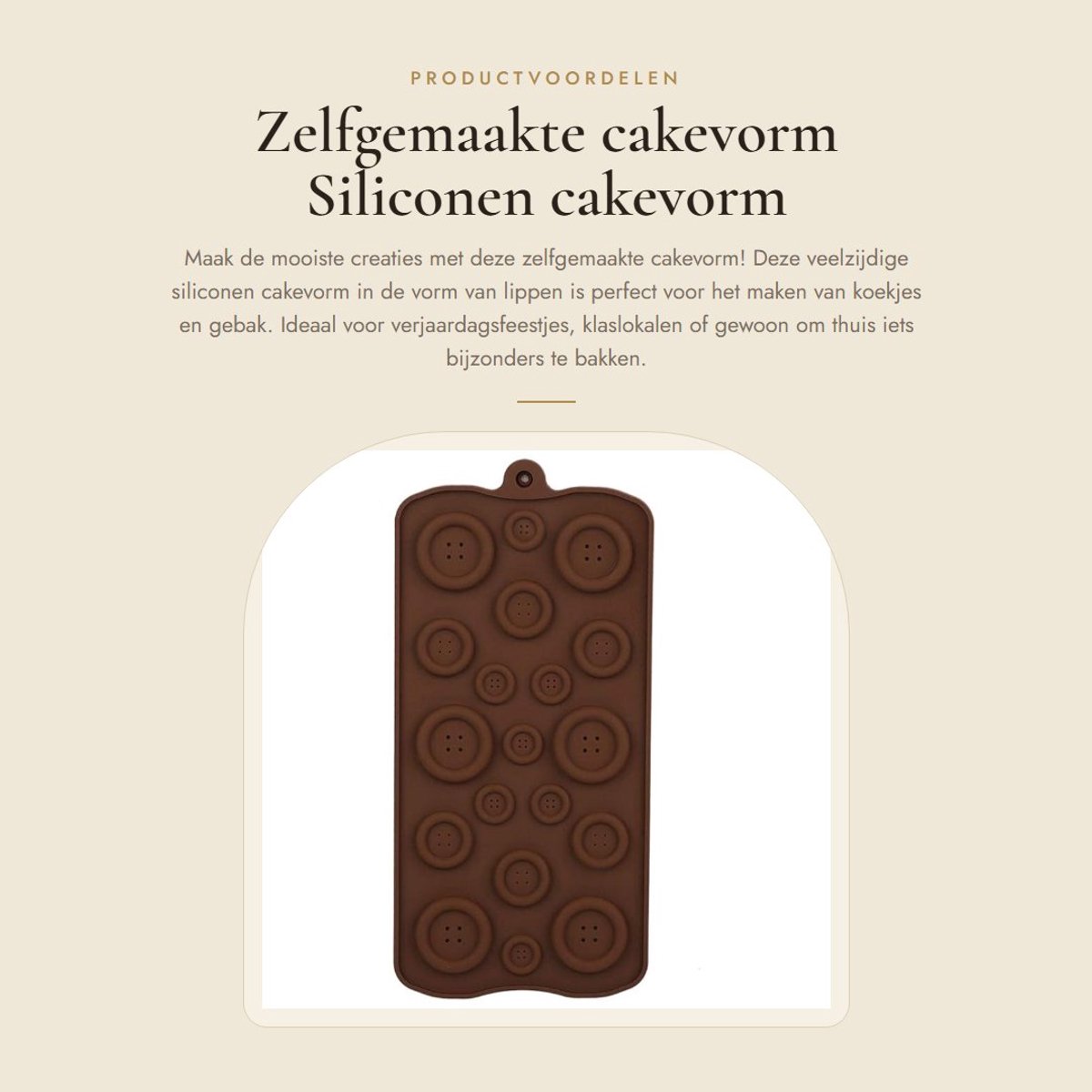 Dailygoods- Cakevorm Siliconen - Herbruikbaar Bakgereedschap - Voedselveilige Silicagel - Ideaal voor Taart en Koekjes - Perfect voor Feesten en Verjaardagen - Duurzaam en Makkelijk Schoon te Maken - Bakvorm