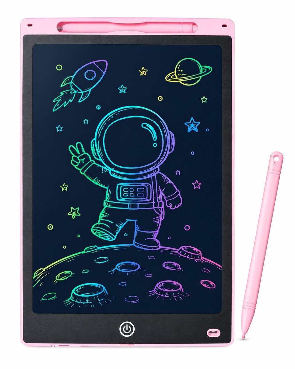 Tekentablet kinderen - Tekenbord - 8.5" LCD tablet kinderen - Grafische tablet kinderen - Schrijfbord - Kindertablet - incl. batterij - Licht BLauw