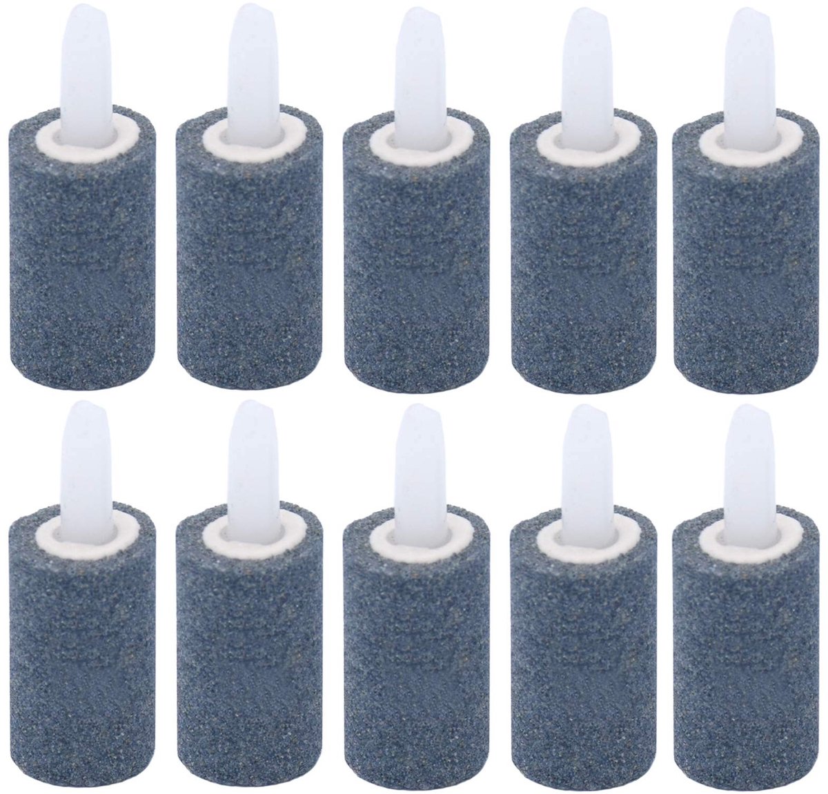 Dailygoods - 10 Stuks 2.5 cm Aquarium Luchtsteen - Luchtbel Diffuser voor Luchtpomp