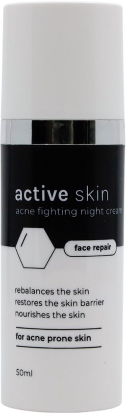 Activeskin Face Repair - Nachtcreme Mannen - Moisturizer - Oogcreme - Hyaluronzuur - Gezichtscreme - Acne - Skincare - Wallen - Gezichtsverzorging - 50ml