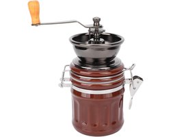 Handmatige Koffiemolen - Keramische Molen - Verse Koffie - Hittevrij Malen - 150g Capaciteit - Vintage Stijl
