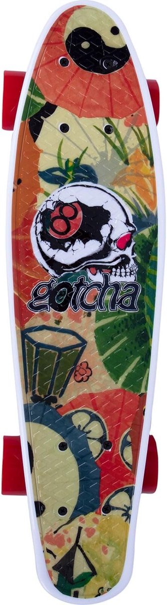 Cruiser Skateboard Skateboard Compleet Stadse Ritten Met Kicktail 60mm Wielen
