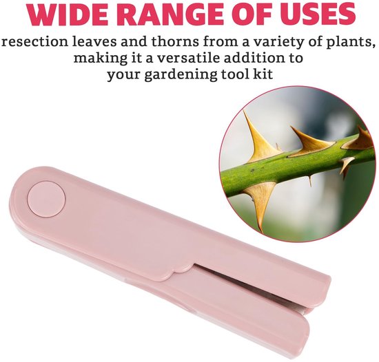 Dailygoods- Rozenstelen Snijder - Rozenstelen Snijder Schuin - Tuinaccessoires - ABS/Aluminium - 14.2 x 3.8 x 2.8 cm - Praktisch Ontwerp - Bloemen Snijder van Dailygoods — afbeelding 2