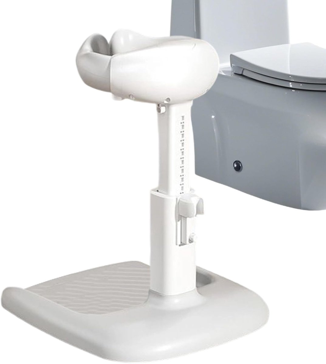 Douche standaard - Baby badondersteuning - Veilig badderen - Antislip ergonomisch - 40 x 46 x 55 cm - Grijs
