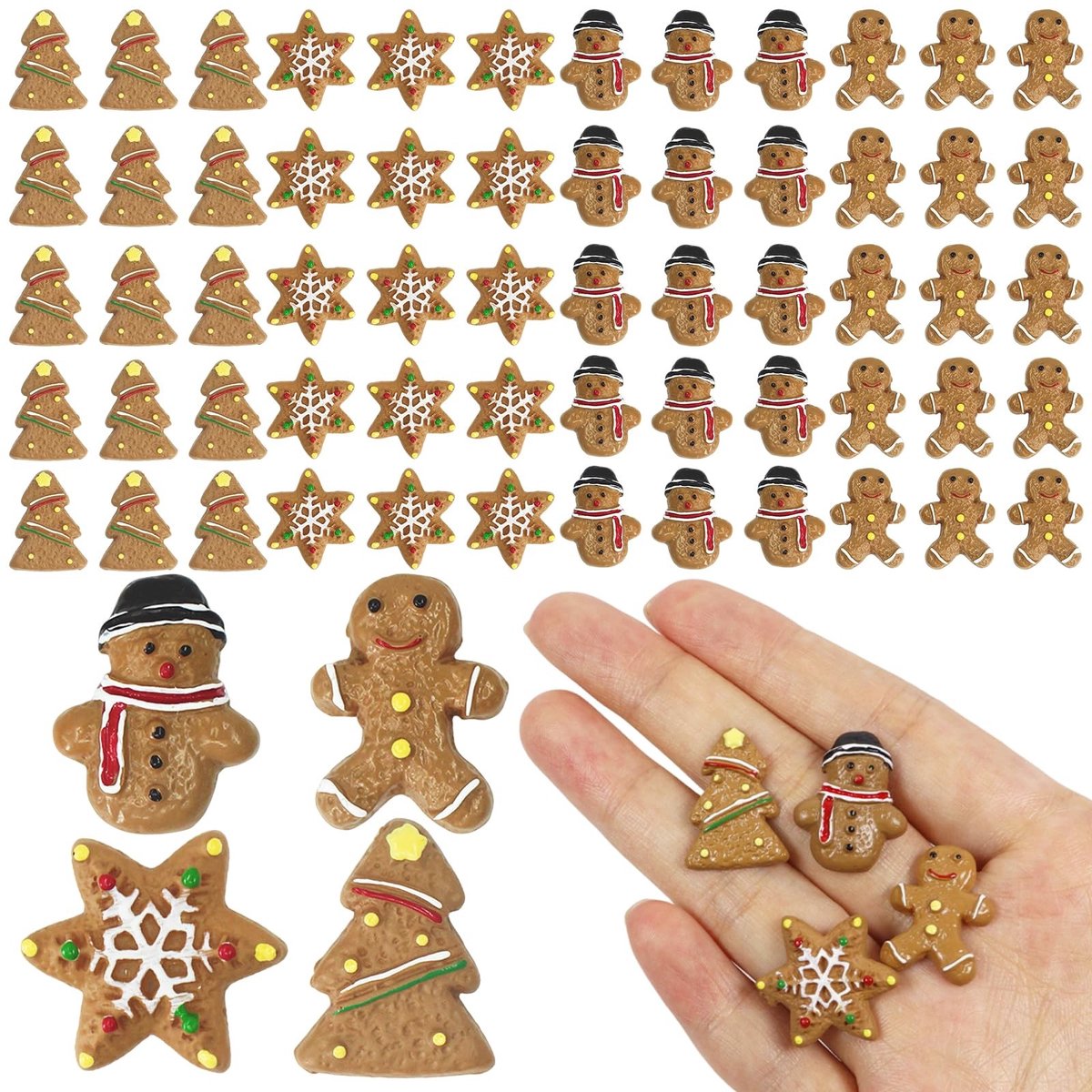 Dailygoods- Kerstkabouteraccessoires 48 stuks - Complete