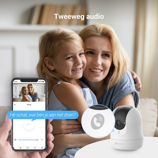 EZVIZ C6N G1 3K - Wifi Beveiligingscamera Binnen - Smart Color Nachtzicht met Licht - Menselijke Vormdetectie - Automatische Patrouillemodus - Tweerichtingsgesprekken - Fysieke Privacy - WDR - Indoor Camera van EZVIZ — afbeelding 3