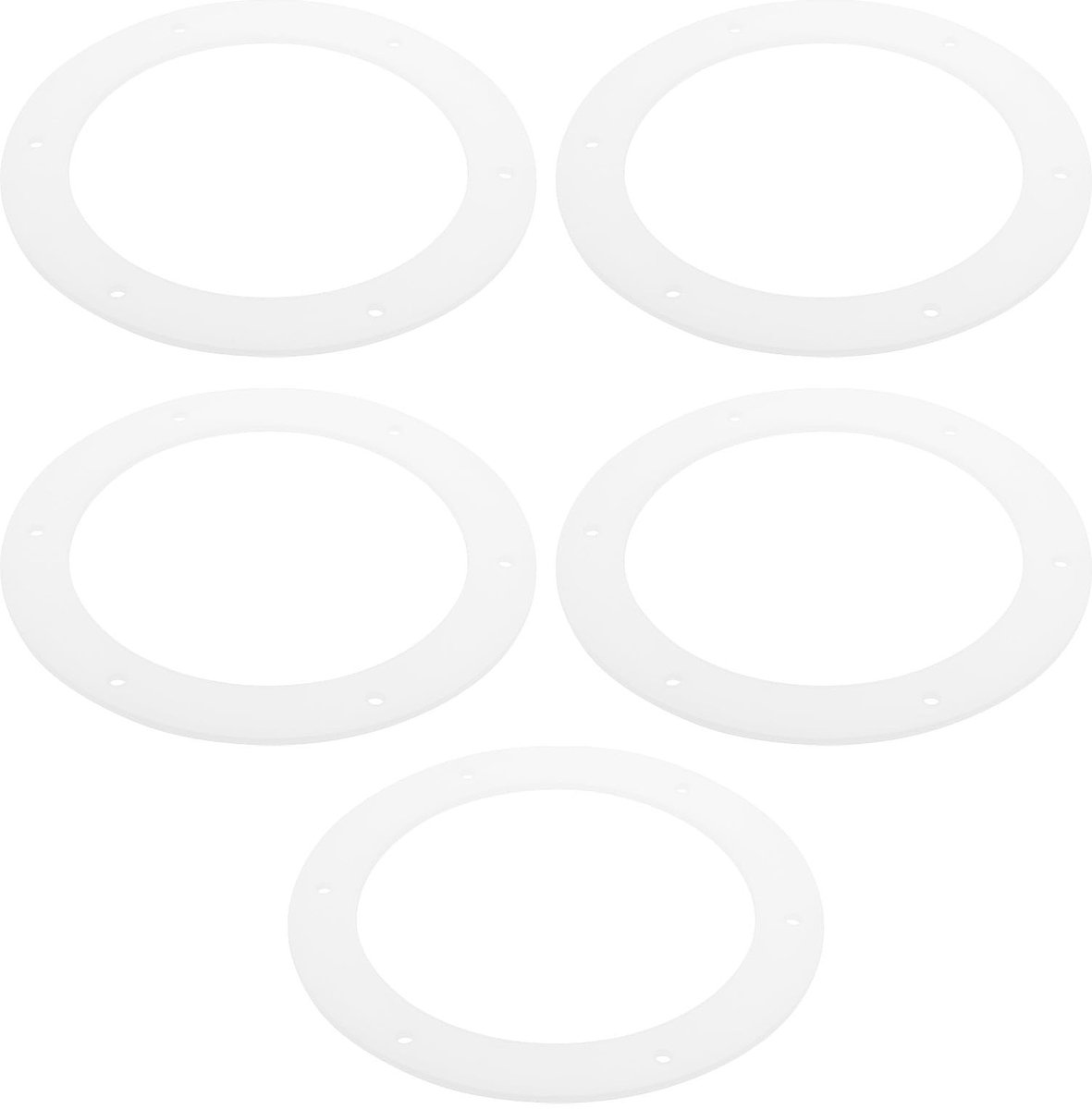 Dailygoods - 5 Stuks Pelletkachel Uitlaat Blower Pakking 152.4x114x3mm