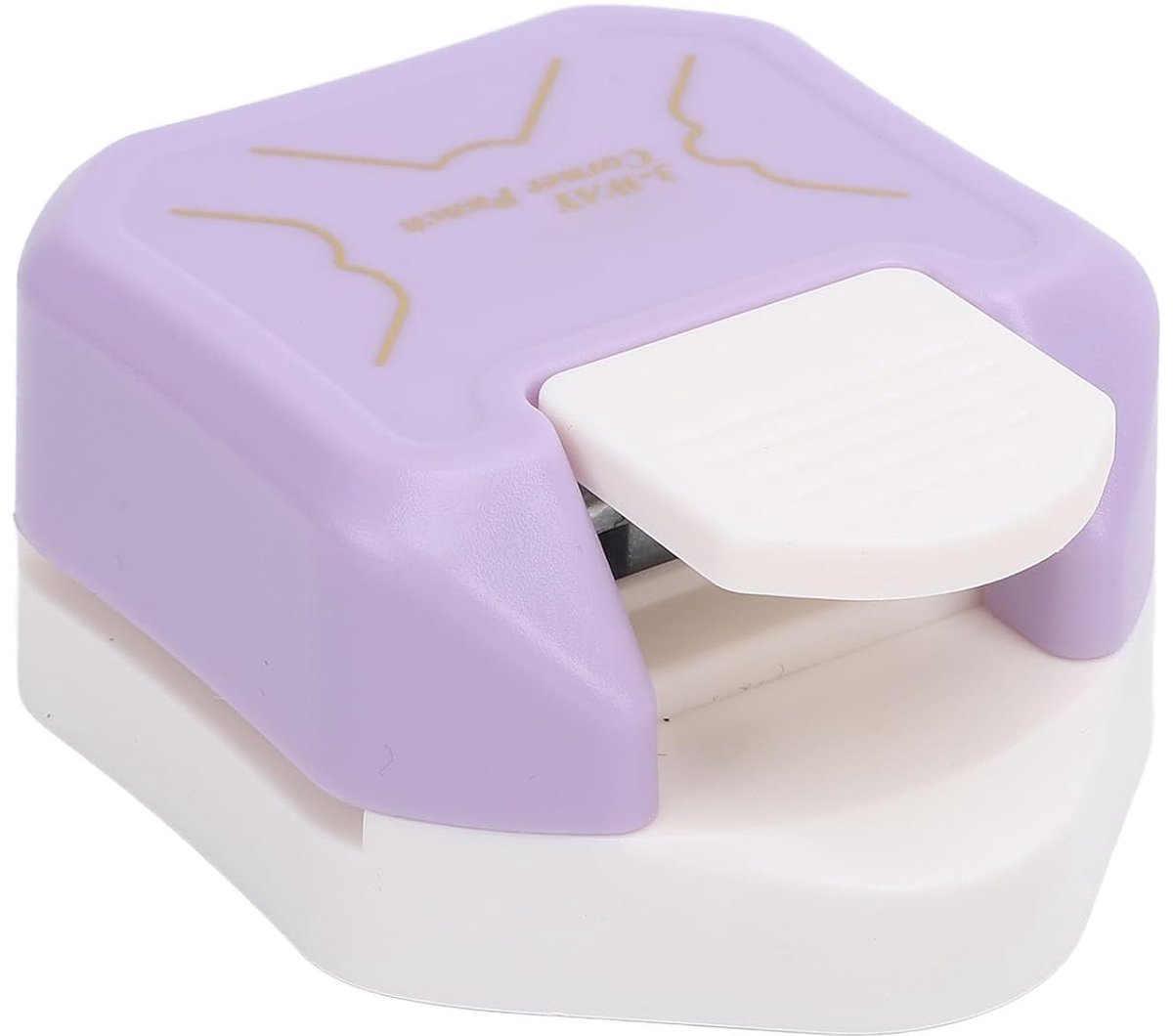 Hoek Afronder - Papierpons - Kaarten Maken - 3-in-1 Snijder - 16x10x5 cm - Paars