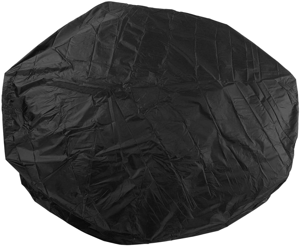 Dailygoods- Hot Tub Cover Waterdicht - Ronde Spa Afdekking - Weerbestendig - Slijtvast - Ademend - 190 Zilver Polyester Taft - Spa Hoes