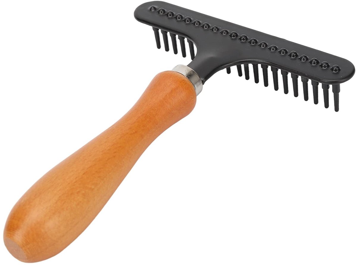Dailygoods- Huisdierborstel Effectieve Ontharing - Tapijtreinigingshark - Draagbaar - Handgreep - Verbeterd Uiterlijk Tapijten