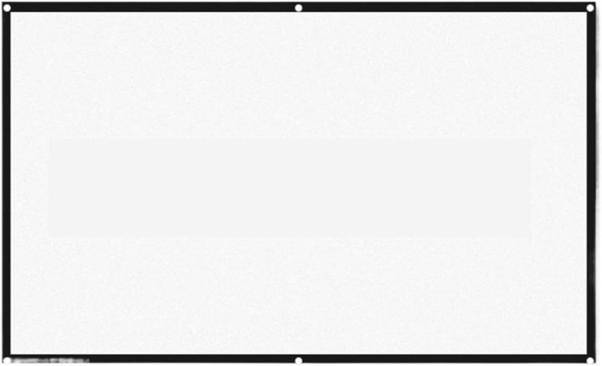 Projectiescherm - Filmscherm Gordijn - Thuis Kantoor Buiten - High Definition - 60 Inch 16:9 - Wit
