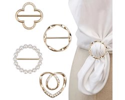 Top 10 Dasspelden 2026: Actie4you® - Kleding Clips – 4 Stuks - Taille Verkleiner - Sjaal Clips – Zonder Naaien – Broek & Jurk Verstelbaar - Blouse Clip – Rok Verkleinen – Verstelclip
