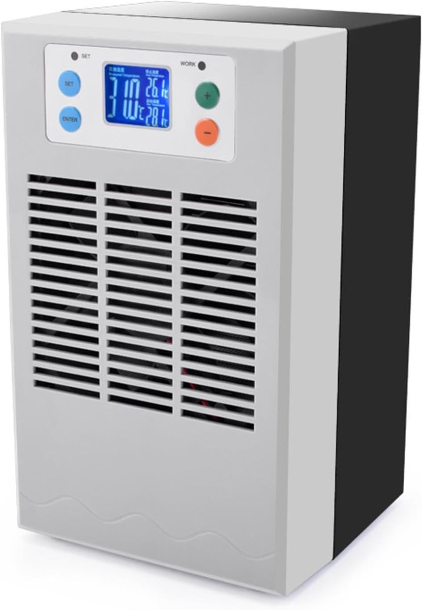 Aquarium Koeler - Waterkoeler Vis - Stabiele Watertemperatuur - Stille Compressor - 30L Capaciteit - Zwart