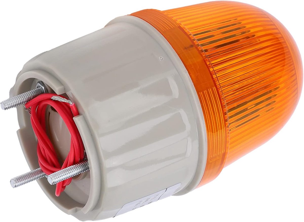 LED Waarschuwingslicht - Alarm Lamp - Veiligheid Verhoging - 360 Graden Verlichting - 13 x 8 x 8 cm - Geel